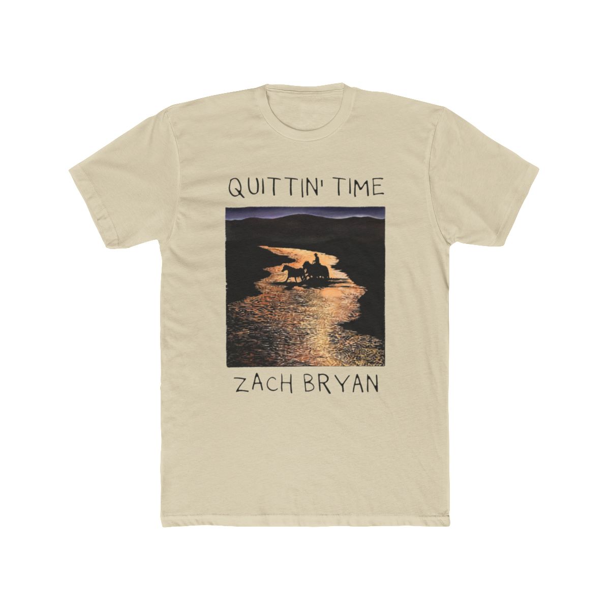 One of These Days x Zach Bryan River Tee - alternate angle 5, merchandise