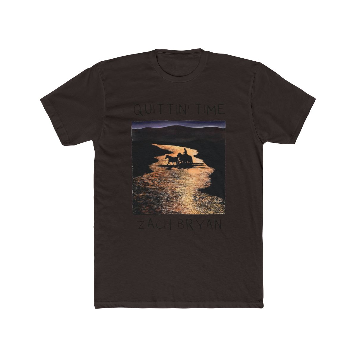 One of These Days x Zach Bryan River Tee - alternate angle 3, merchandise