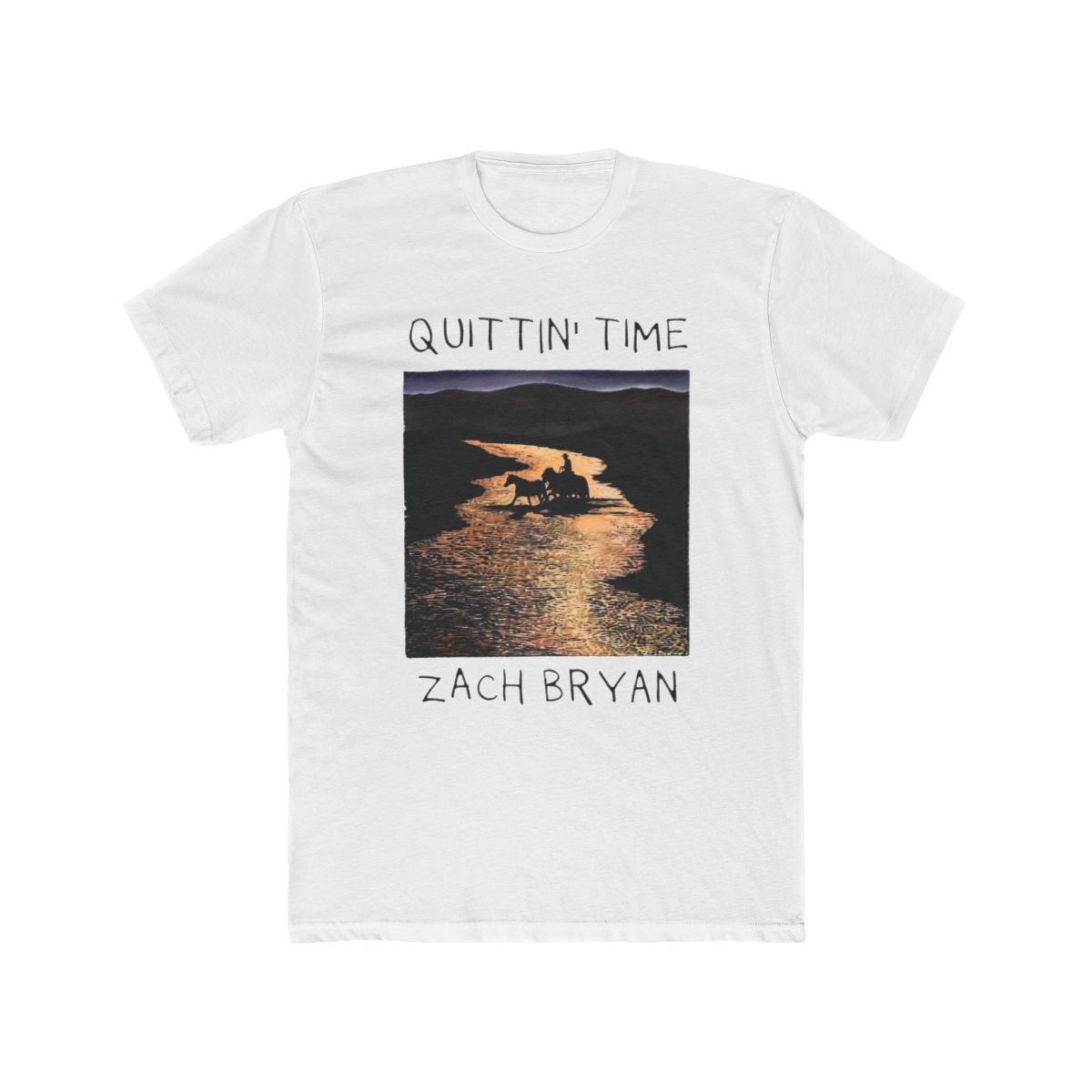 One of These Days x Zach Bryan River Tee - Official T-Shirts merchandise