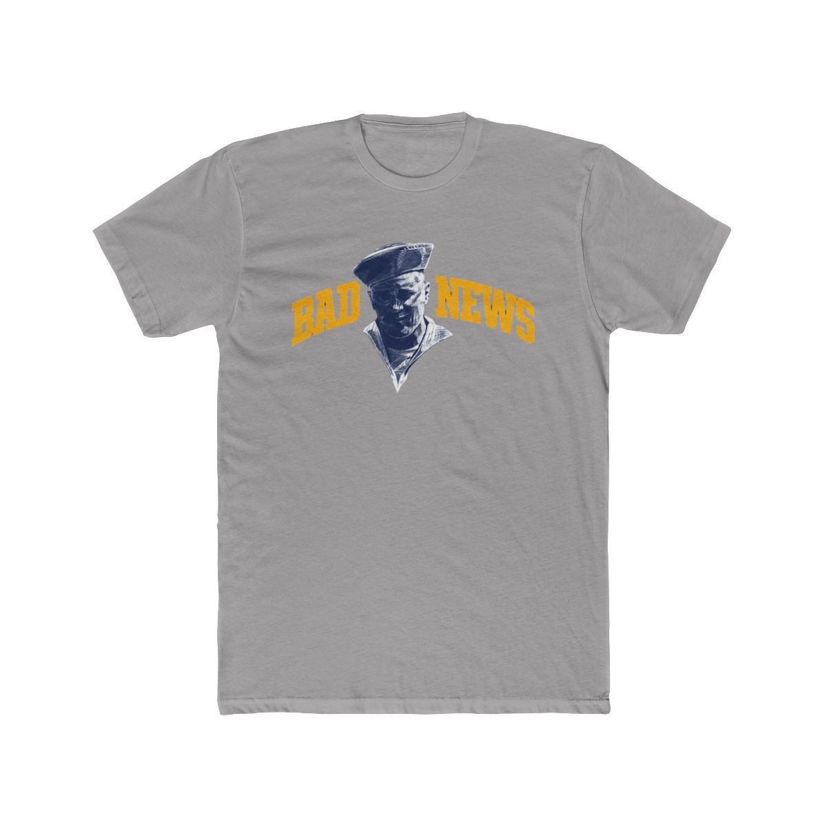 Bad News Navy Tee | Zach Bryan - alternate angle 3, merchandise