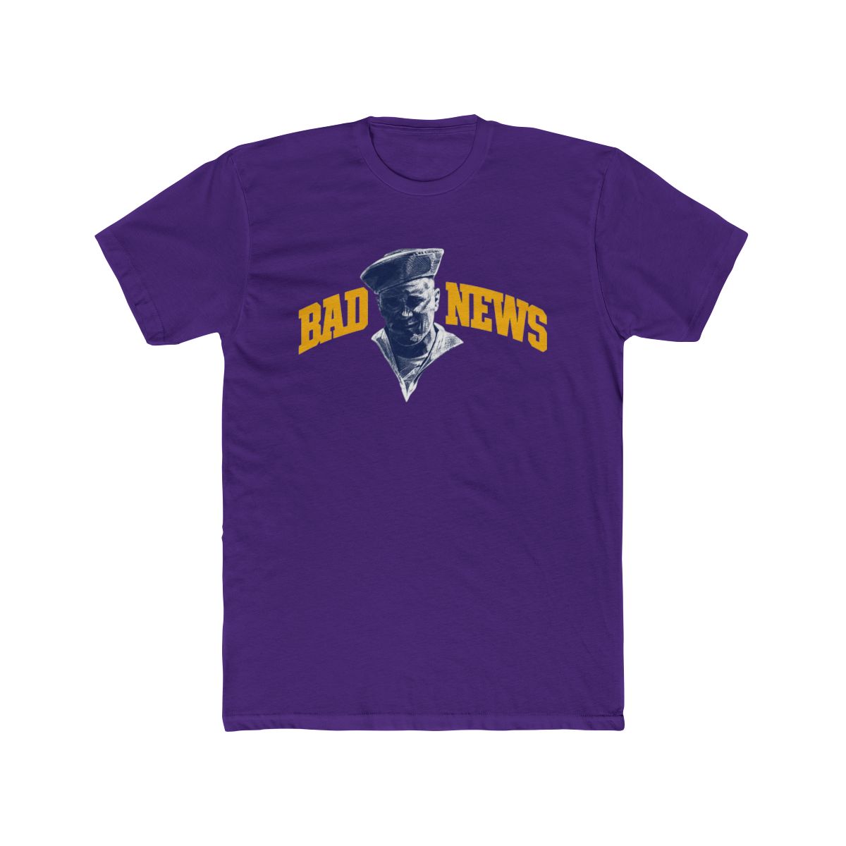 Bad News Navy Tee | Zach Bryan - Official T-Shirts merchandise