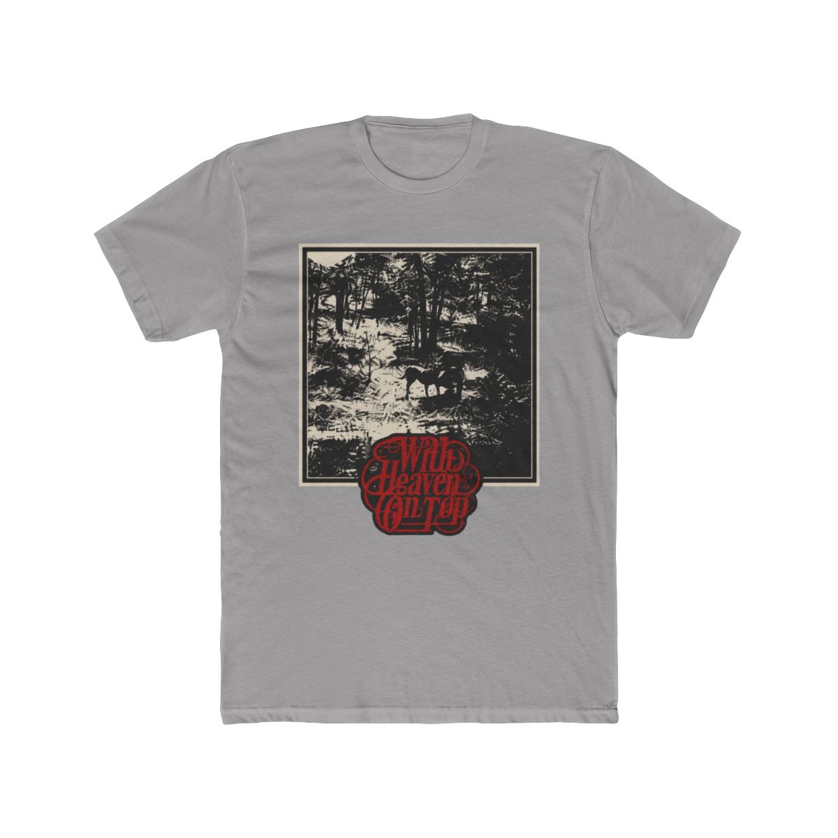 With Heaven on Top Album Tee | Zach Bryan - alternate angle 2, merchandise