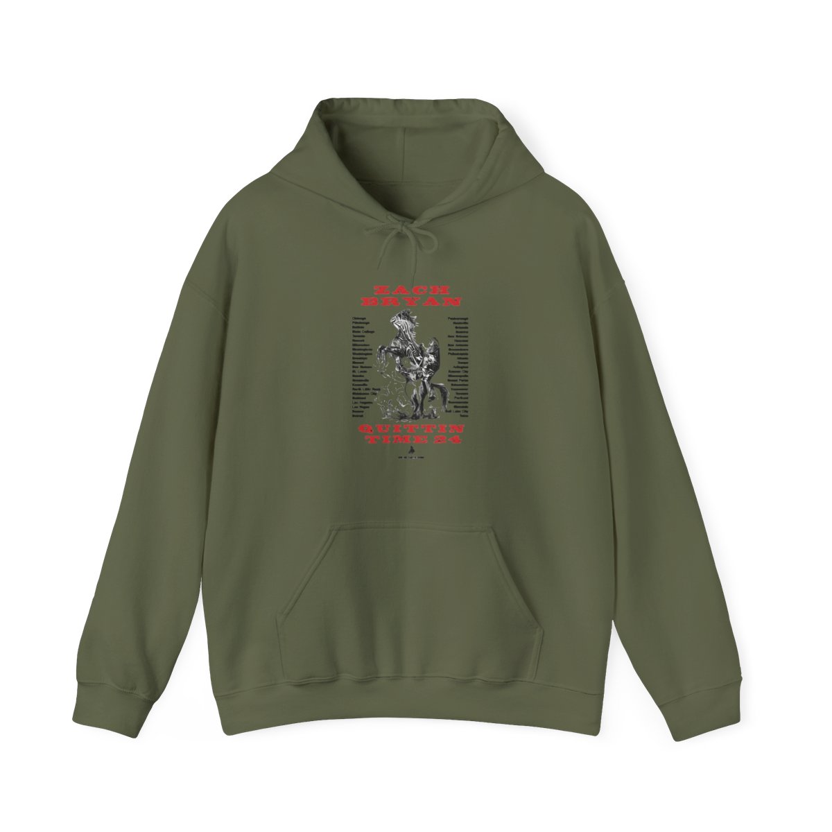 One of These Days x Zach Bryan Hoodie - alternate angle 4, merchandise
