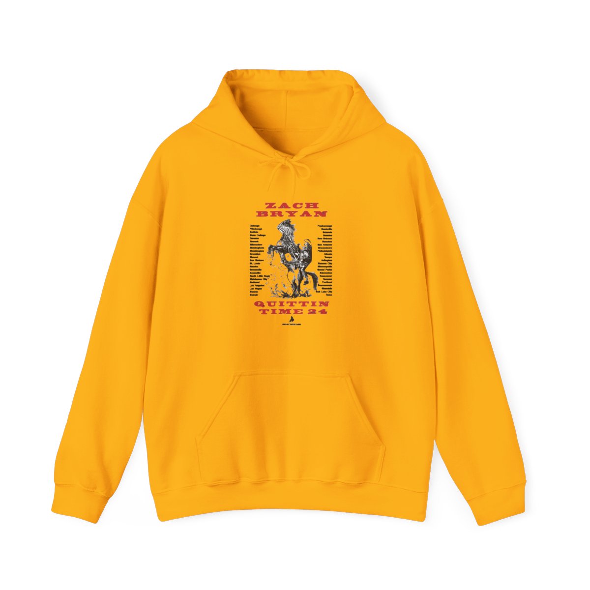 One of These Days x Zach Bryan Hoodie - alternate angle 2, merchandise
