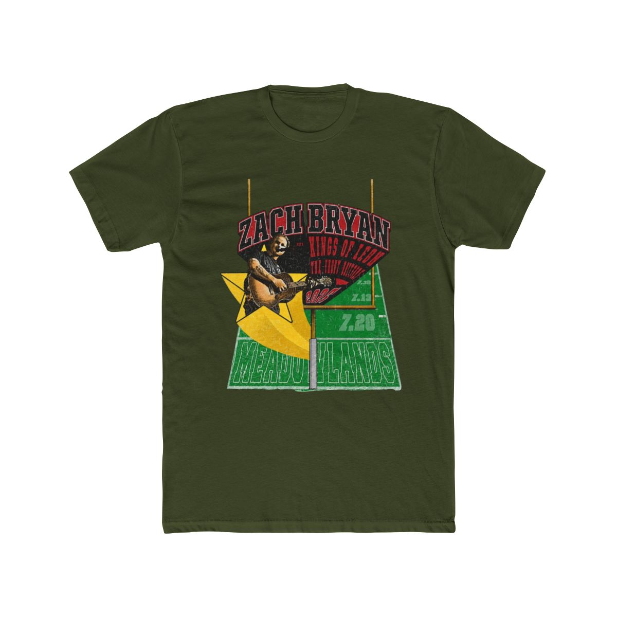 Zb Field Graphic T Shirt | Everyday Essential Casual Tee | Zach Bryan - alternate angle 5, merchandise