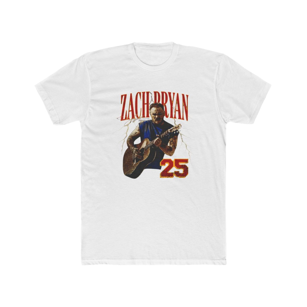 ZB 2025 Lightning Tee | Zach Bryan - alternate angle 2, merchandise