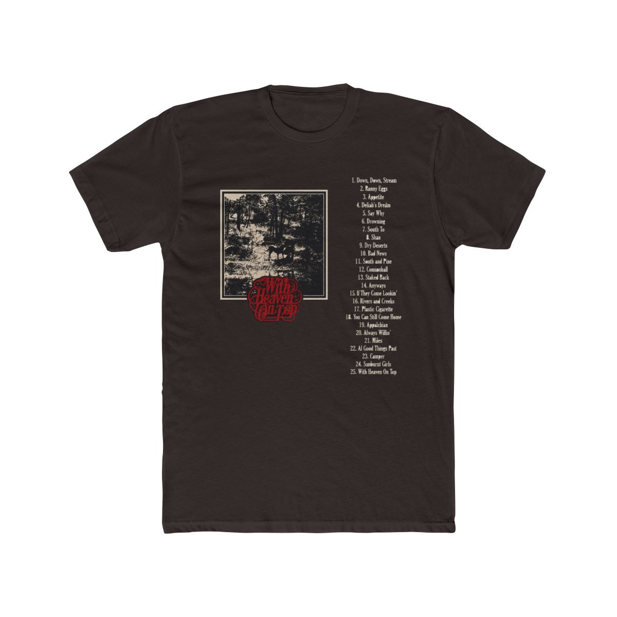 Zach Bryan With Heaven On Top Tour 2026 Merch T Shirt - alternate angle 3, merchandise