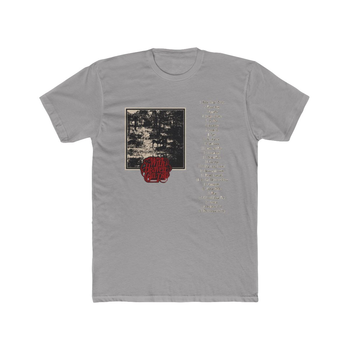Zach Bryan With Heaven On Top Tour 2026 Merch T Shirt - alternate angle 2, merchandise