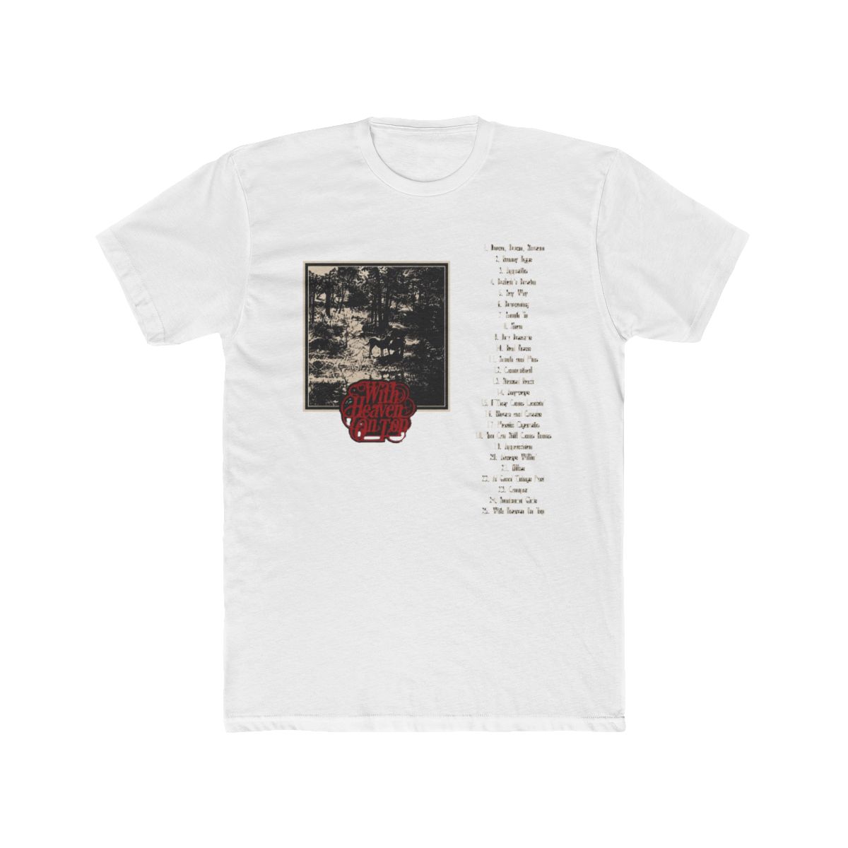 Zach Bryan With Heaven On Top Tour 2026 Merch T Shirt - Official T-Shirts merchandise