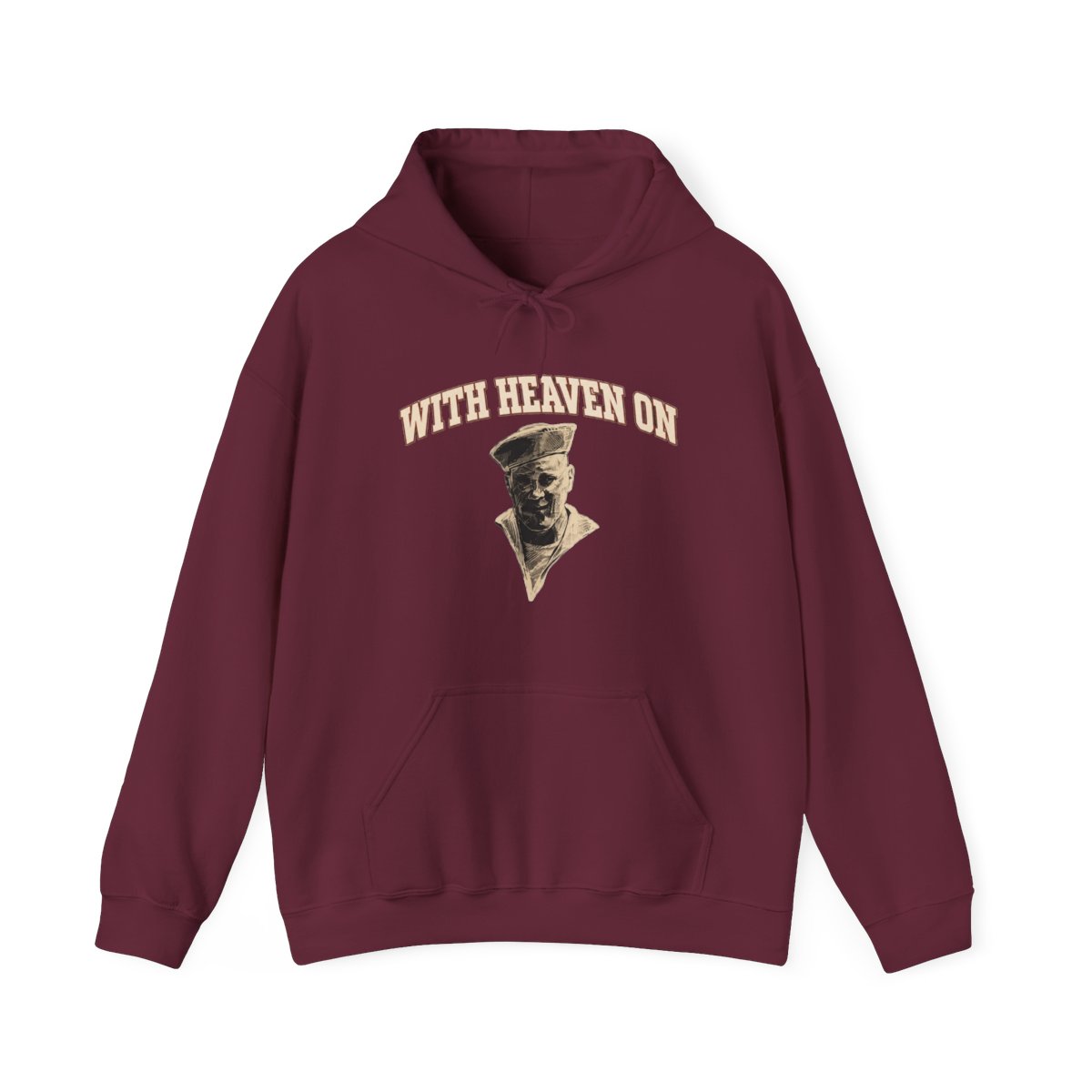 Zach Bryan With Heaven On Tour Graphic Hoodie Vintage Concert Merch - alternate angle 3, merchandise