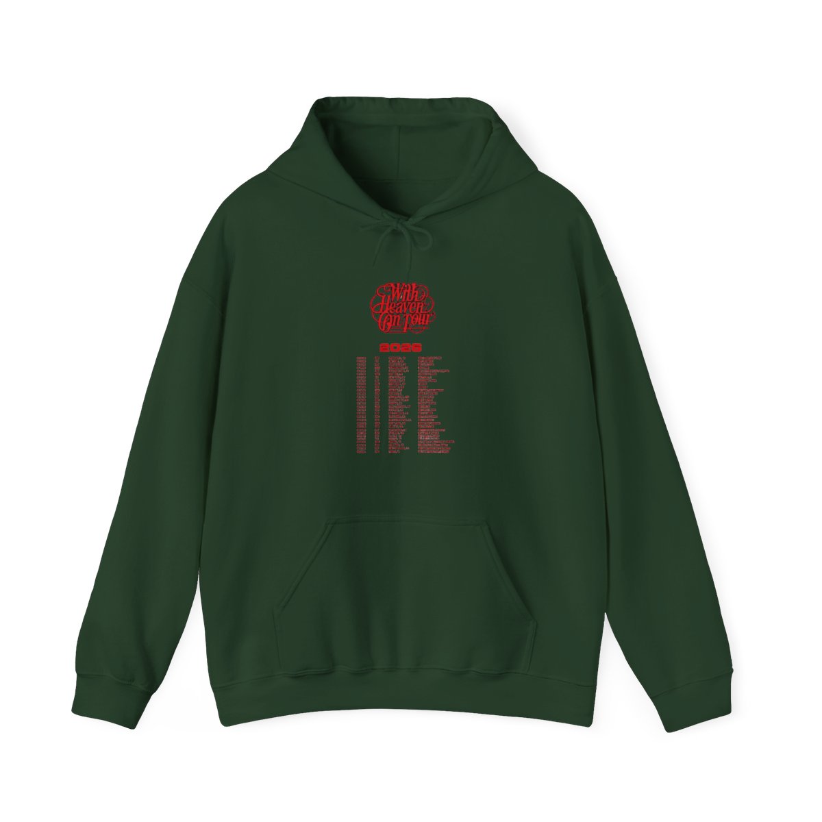 Zach Bryan With Heaven On Top Tour 2026 Merch Camo Hoodie - Blaxteeco - alternate angle 5, merchandise