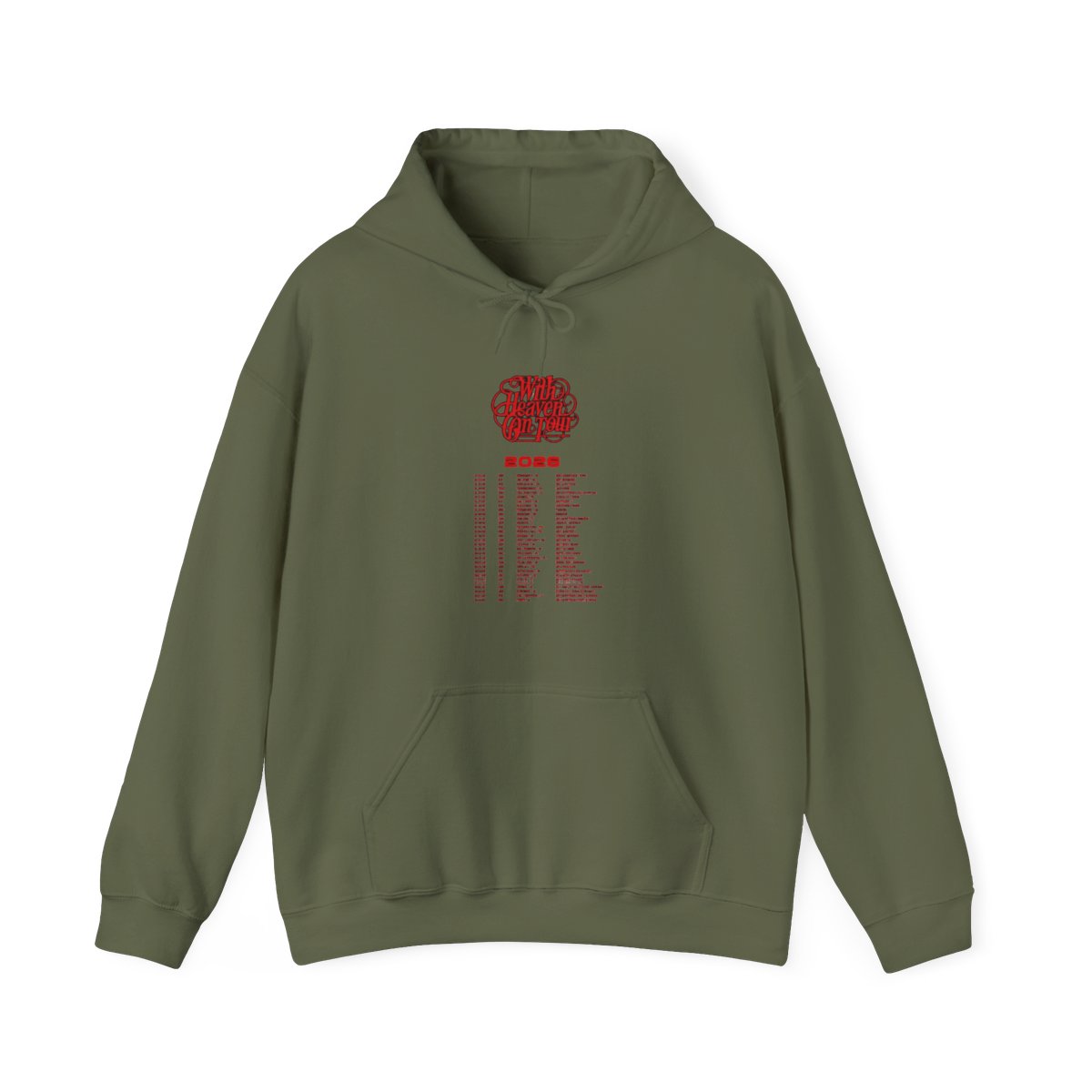 Zach Bryan With Heaven On Top Tour 2026 Merch Camo Hoodie - Blaxteeco - alternate angle 4, merchandise