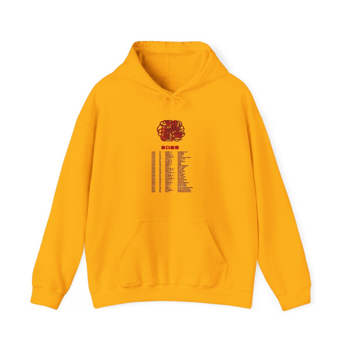 Zach Bryan With Heaven On Top Tour 2026 Merch Camo Hoodie - Blaxteeco - alternate angle 2, merchandise
