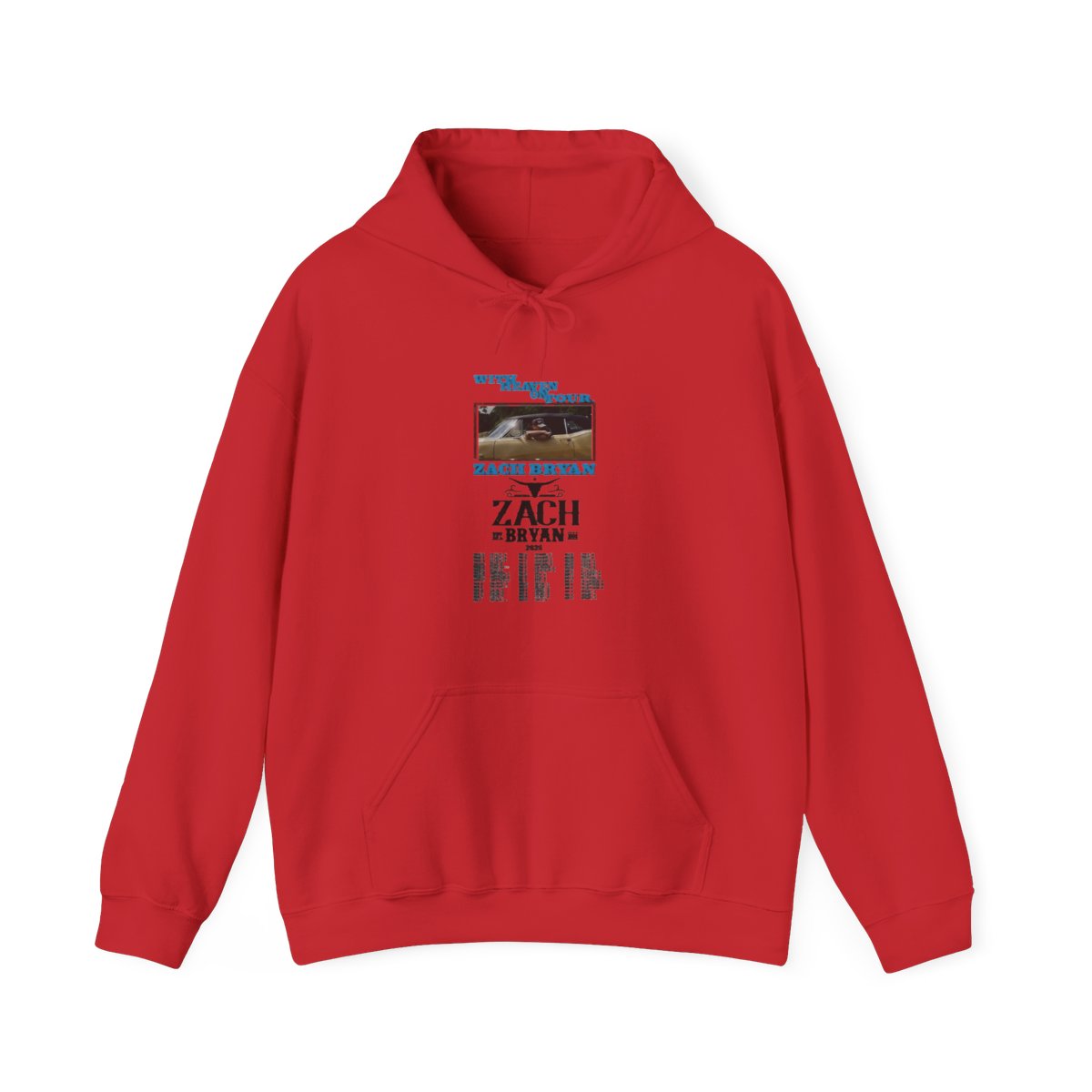 Zach Bryan With Heaven On tour 2026 dates schedule logo shirt, hoodie, sweater, long sleeve and Hoodie - alternate angle 2, merchandise