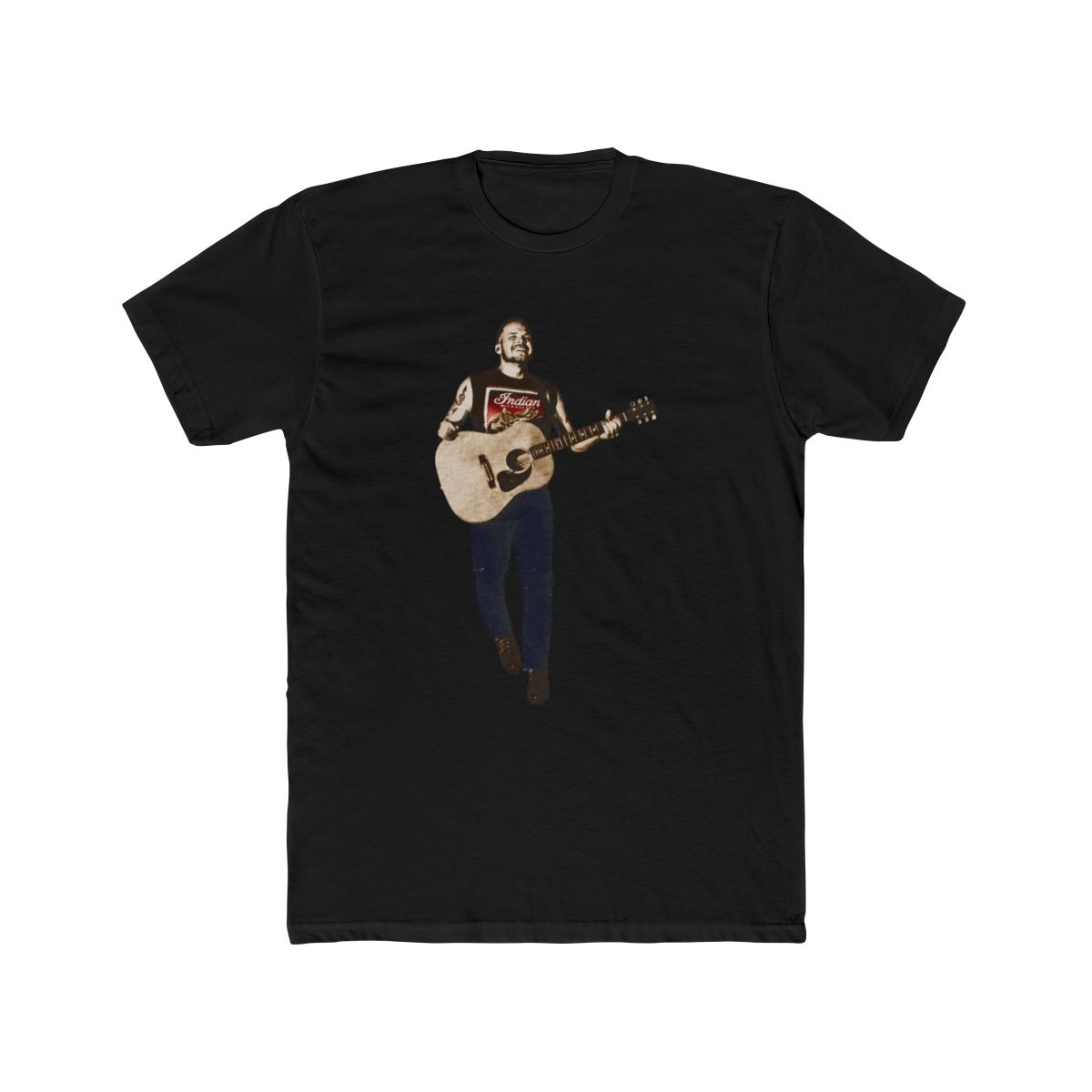 Zach Bryan Guitar Moto Tee - alternate angle 4, merchandise