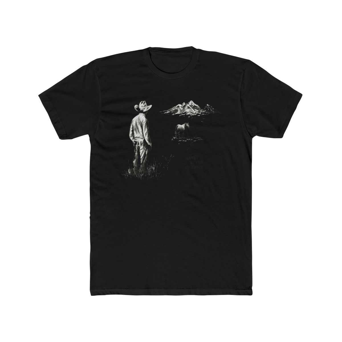 Zach Bryan Quiet Heavy Dreams Tee, Small Off-White - alternate angle 3, merchandise