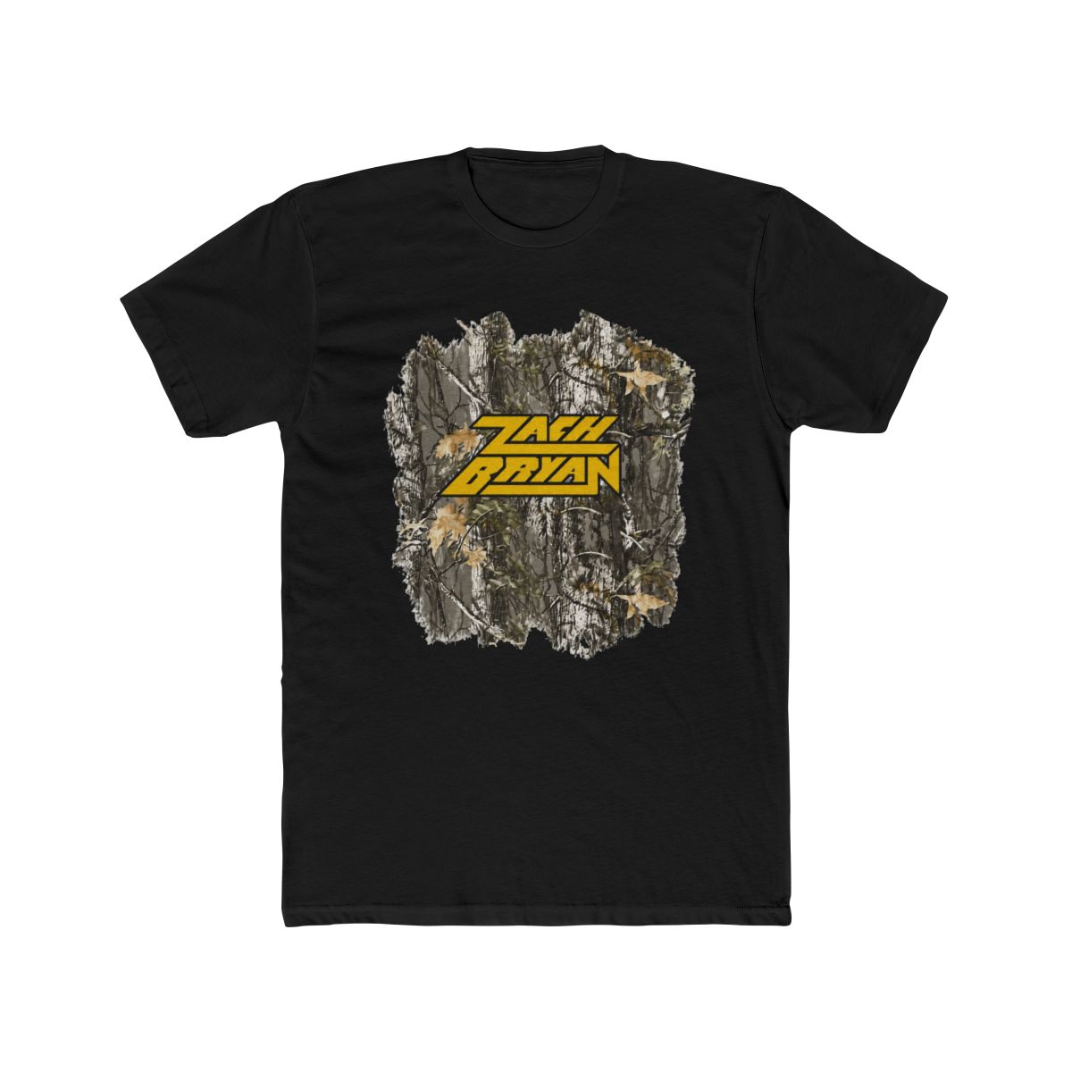 Zach Bryan Camo Tee | Zach Bryan Tour Merch Logo Camo Tee - alternate angle 3, merchandise