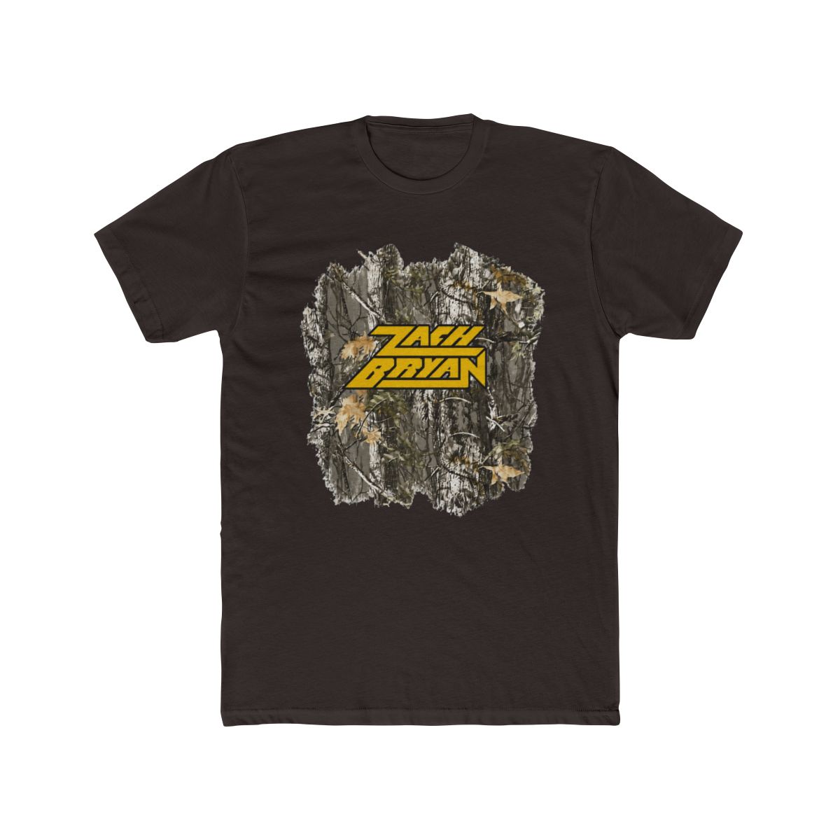 Zach Bryan Camo Tee | Zach Bryan Tour Merch Logo Camo Tee - alternate angle 2, merchandise
