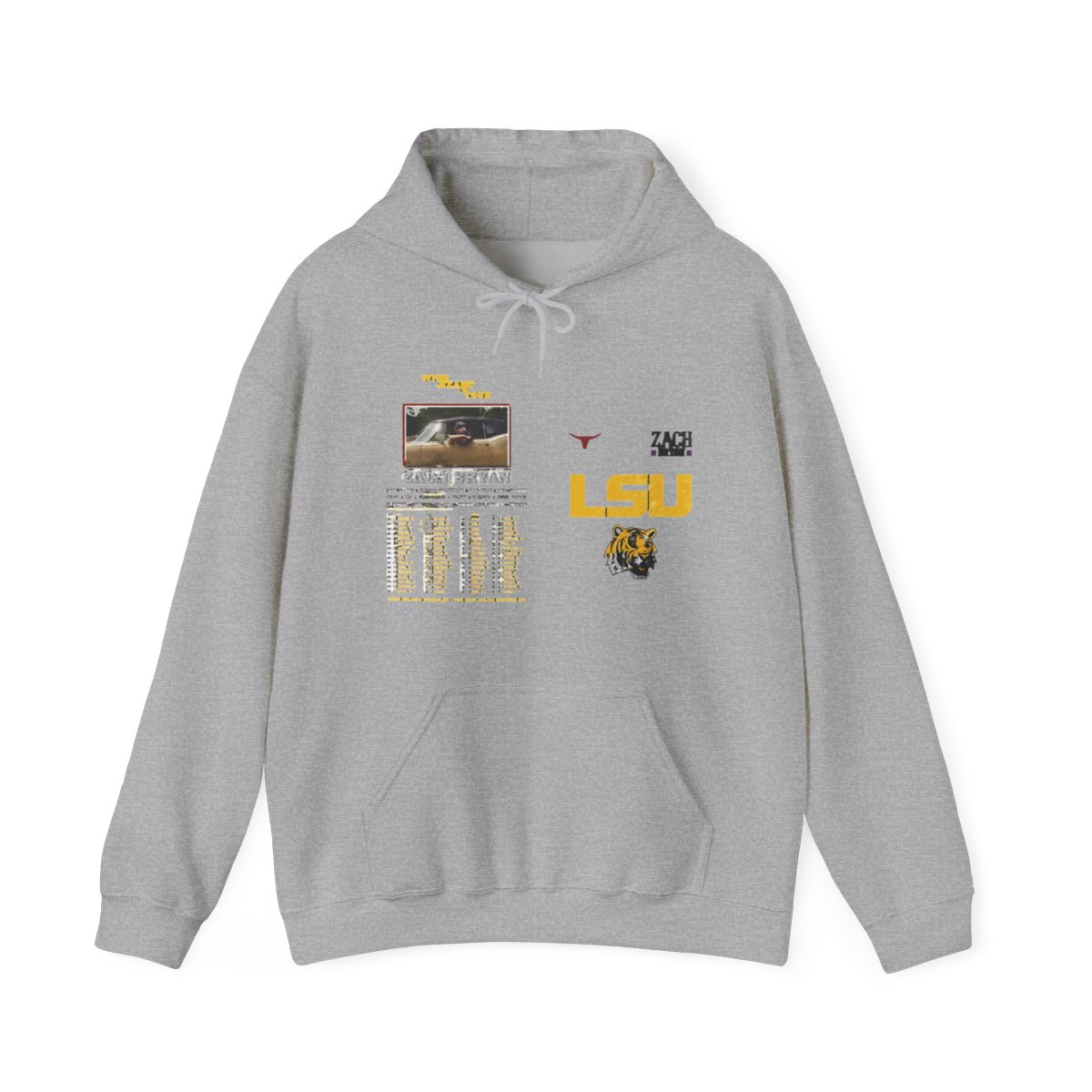 LSU Tigers Zach Bryan With Heaven On tour cities dates shirt, hoodie, sweater, long sleeve and Hoodie - Official Hoodies merchandise