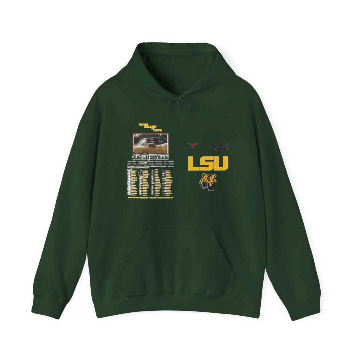 LSU Tigers Zach Bryan With Heaven On tour cities dates shirt, hoodie, sweater, long sleeve and Hoodie