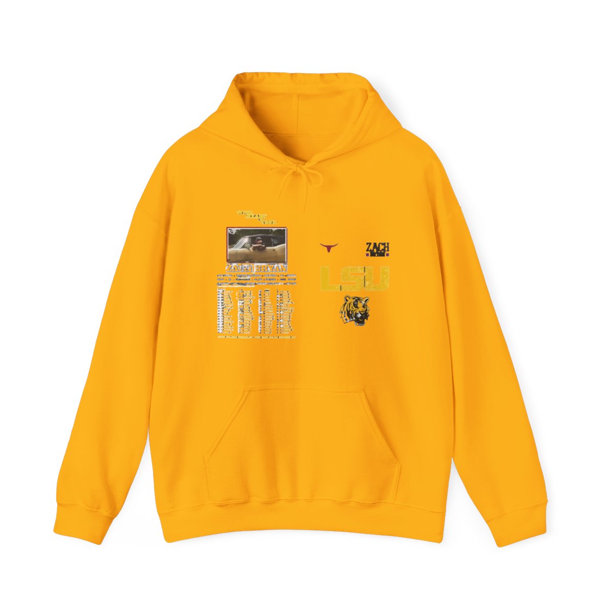 LSU Tigers Zach Bryan With Heaven On tour cities dates shirt, hoodie, sweater, long sleeve and Hoodie - alternate angle 2, merchandise