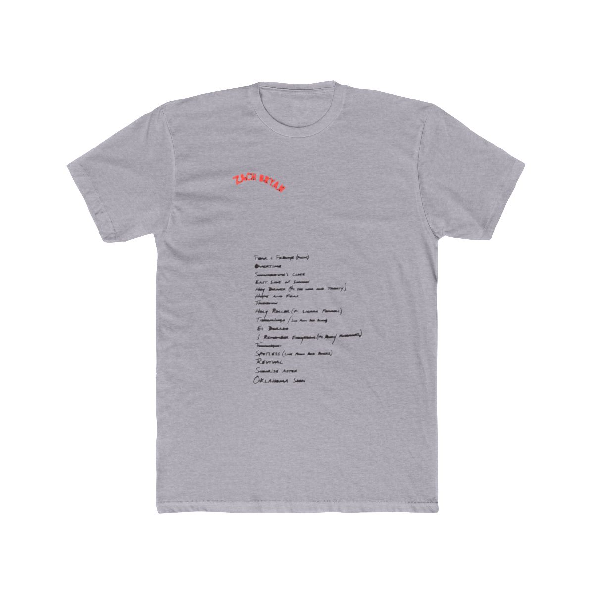 Zach Bryan Smoke Pocket Tee, X-Large