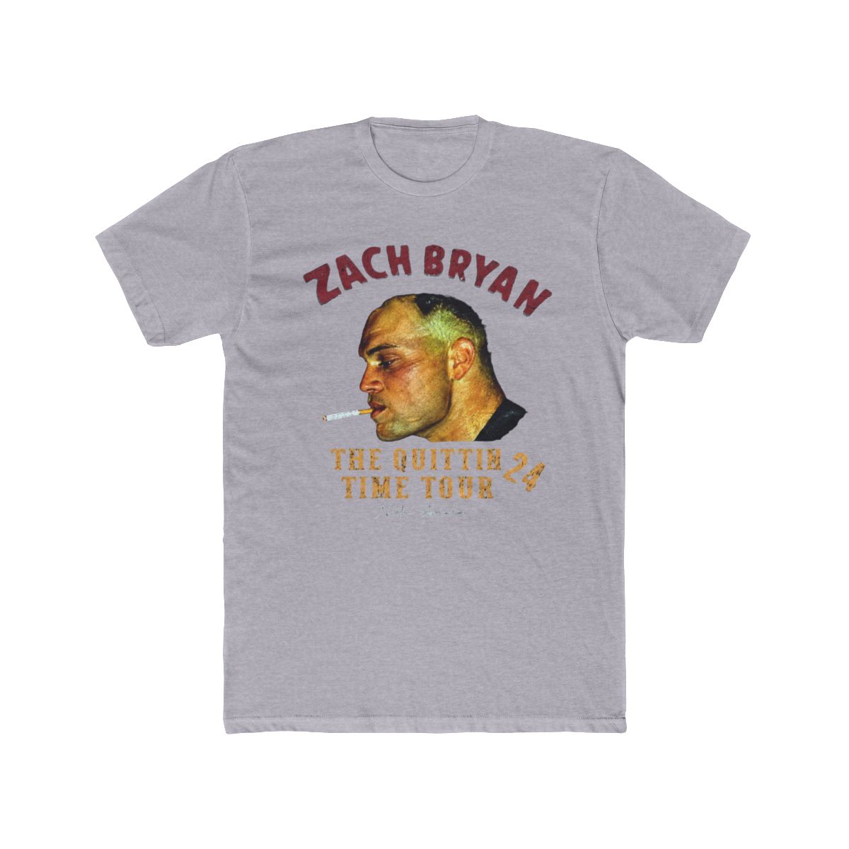 Zach Bryan Merch 2 Sides Shirt, Zach Bryan The Quittin Time Tour T Shirt