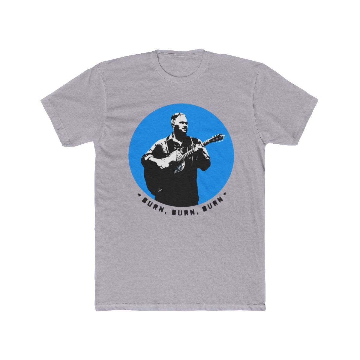 Zach Bryan Burn Burn Burn Official Merch Tour Tee T Shirt Country Music XL Blue