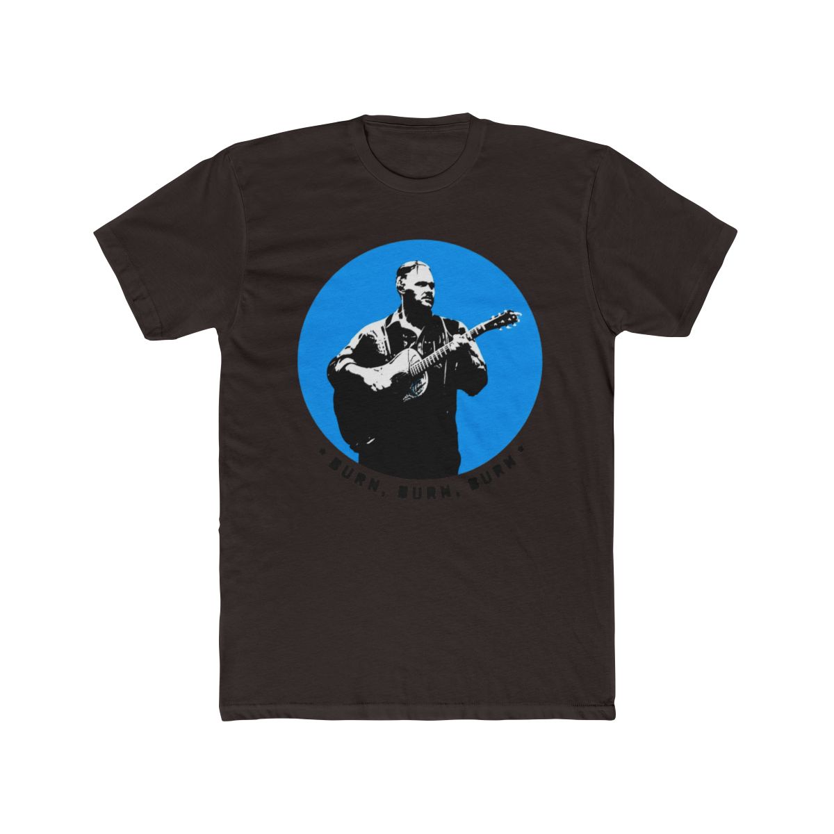Zach Bryan Burn Burn Burn Official Merch Tour Tee T Shirt Country Music XL Blue - alternate angle 2, merchandise