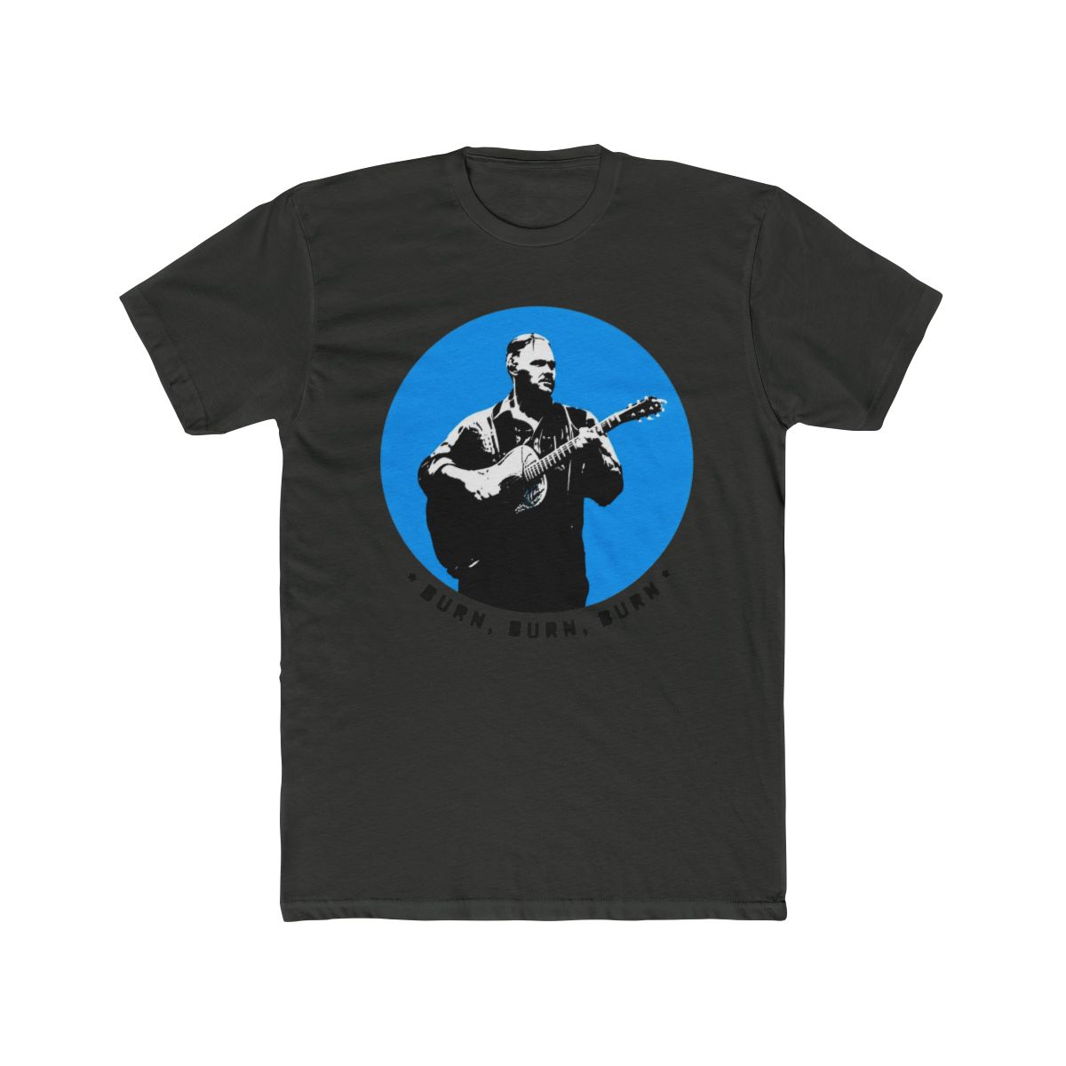Zach Bryan Burn Burn Burn Official Merch Tour Tee T Shirt Country Music XL Blue - alternate angle 5, merchandise