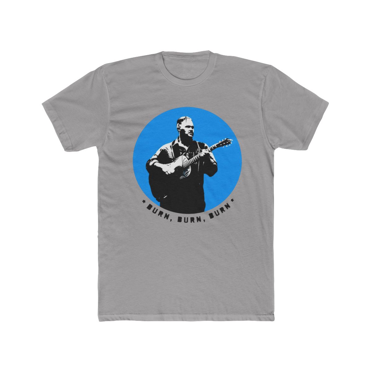 Zach Bryan Burn Burn Burn Official Merch Tour Tee T Shirt Country Music XL Blue - Official T-Shirts merchandise
